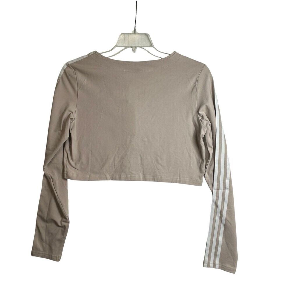 NEW adidas Adicolor Classics 3-Stripes Women's Button Long Sleeve Tee Size XL - Picture 5 of 11